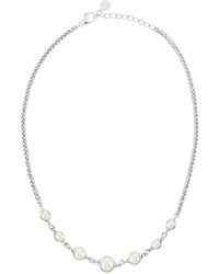 Majorica Pearly Station Necklace