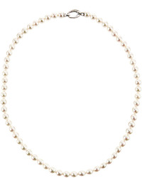 Majorica Round White Pearl Necklace 7mm