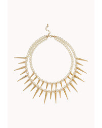 Forever 21 Spike Faux Pearls
