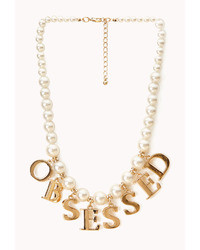 Forever 21 Statet Making Obsessed Necklace