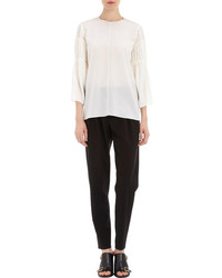 Chloé Ruched Sleeve Blouse