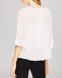 Vince Camuto Ruffled Peasant Blouse