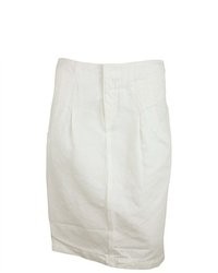 A.L.C. Pocket Denim Knee Length Pencil Skirt