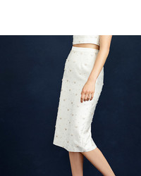 J.Crew Collection Beaded Pencil Skirt