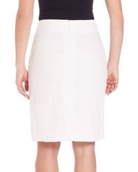 Pauw Cotton Linen Pencil Skirt