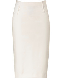 Donna Karan Gypsum White Pencil Skirt