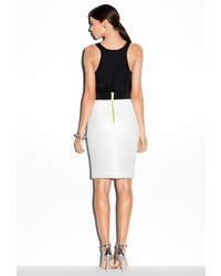 Milly Honeycomb Knit Pencil Skirt