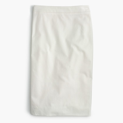 j crew no 2 pencil skirt cotton