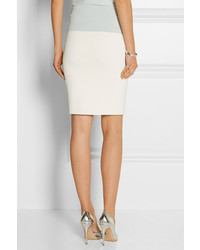 Narciso Rodriguez Two Tone Stretch Knit Pencil Skirt