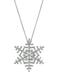 Roberto Coin 18k Diamond Snowflake Pendant Necklace