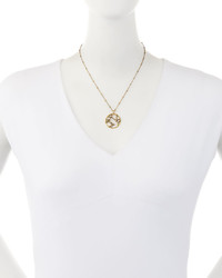 Sequin Astrological Sign Pendant Necklace