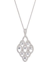 FANTASIA By Deserio Cz Crystal Chandelier Pendant Necklace Clear