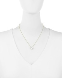 FANTASIA By Deserio White Cz Crystal Pendant Necklace
