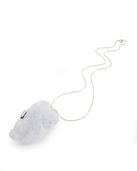 Noritamy Etna Icy White Polymer Pendant Necklace