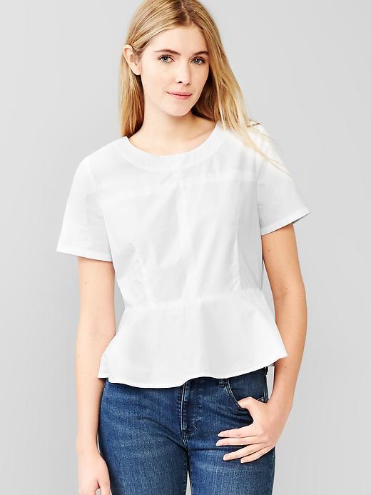 gap peplum shirt