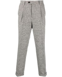Brunello Cucinelli Plaid Check Pleated Trousers