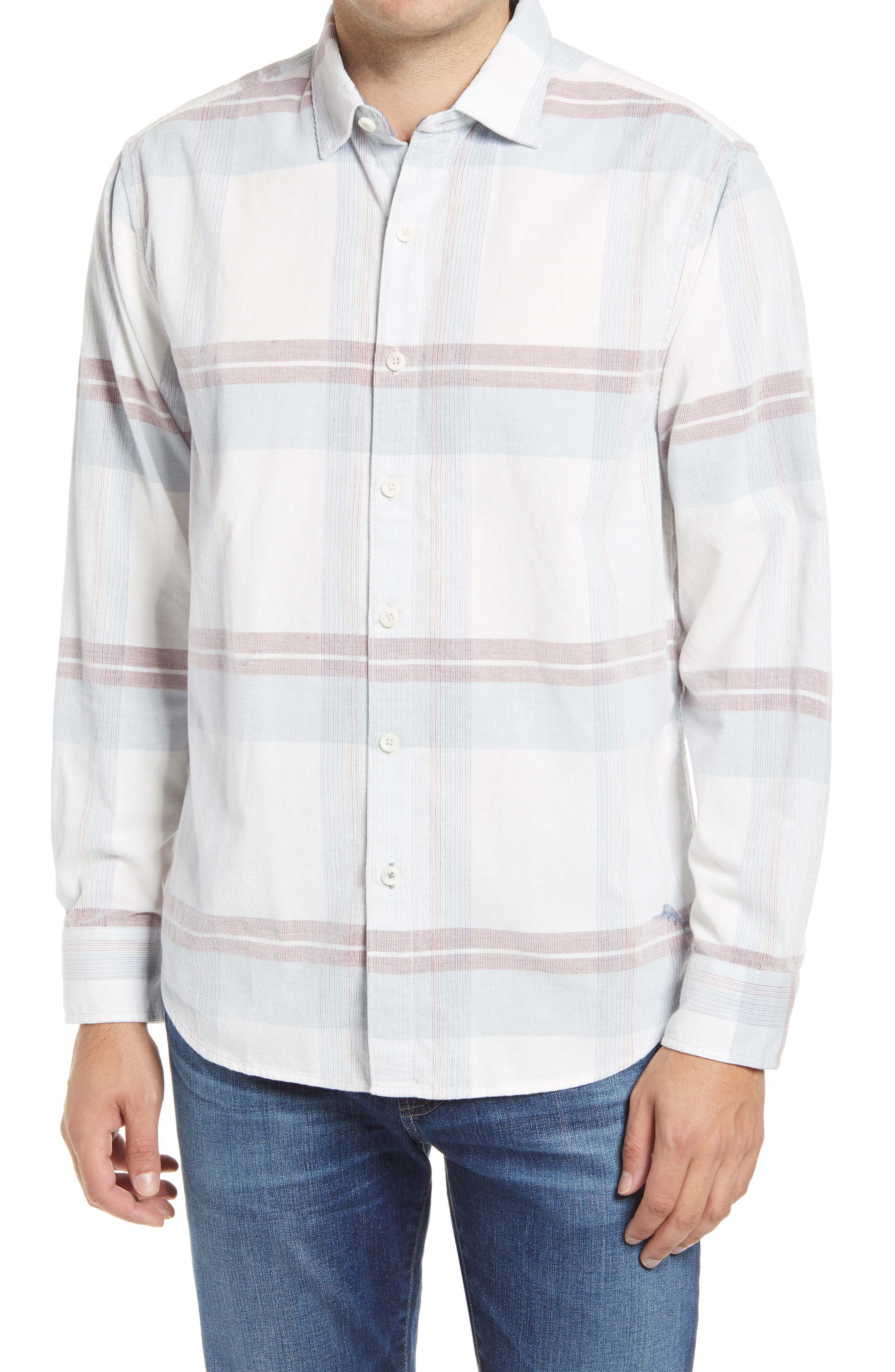 Tommy Bahama Kendwa Plaid Corduroy Button Up Shirt, $128 | Nordstrom ...