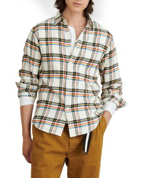 Alex Mill Regular Fit Plaid Flannel Button Up Shirt