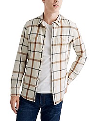Madewell Windowpane Plaid Flannel Shirt