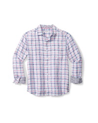 Tommy Bahama Charming Check Linen Button Up Shirt
