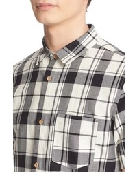 A.P.C. Plaid Short Sleeve Woven Shirt