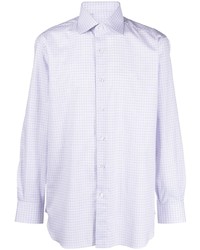 Brioni Plaid Check Cotton Shirt