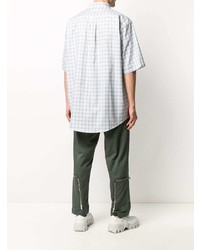 Drôle De Monsieur Checked Print Shirt