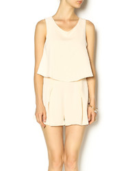 Umgee USA Layered Open Back Romper