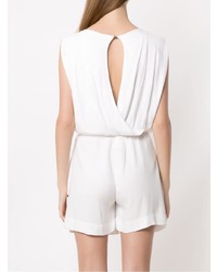 Tufi Duek Romper With Lace Up Detail