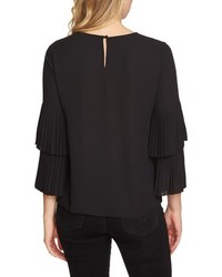 1 STATE 1state Pleated Sleeve Blouse