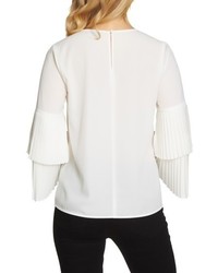 1 STATE 1state Pleated Sleeve Blouse