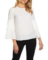 1 STATE 1state Pleated Sleeve Blouse