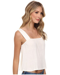 BCBGeneration Cropped Flare Top