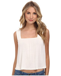 BCBGeneration Cropped Flare Top