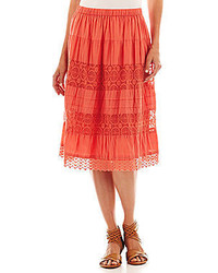 St Johns Bay St Johns Bay Lace Tiered Skirt