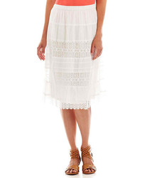 St Johns Bay St Johns Bay Lace Tiered Skirt