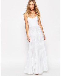Asos Cami Maxi Dress With Pleated Skirt