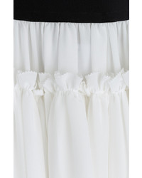Faith Connexion Pleated Silk Maxi Skirt
