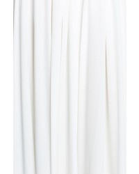 Faith Connexion Ruffle Detail Silk Crpe De Chine Maxi Skirt