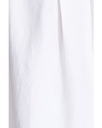 Milly Button Front Linen Midi Skirt