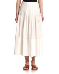 The Row Vanni Pleated Midi Skirt