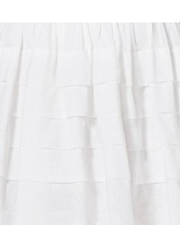 Michael Kors Michl Kors Tiered Cotton Organdy Mini Skirt
