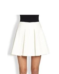 Moschino Cheap And Chic Pleated Mini Skirt White