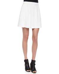 Vince Pleated A Line Skirt Off White