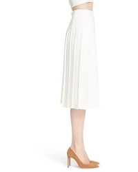 Alice + Olivia Joann Pleated Midi Skirt
