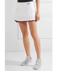 Nike Victory Pleated Dri Fit Stretch Tennis Skirt White
