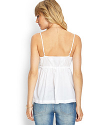 Forever 21 Contemporary Lace Babydoll Cami