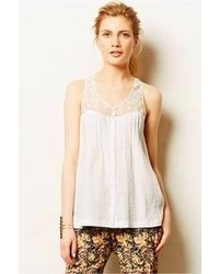 Cynthia Vincent Embroidered Finley Tank