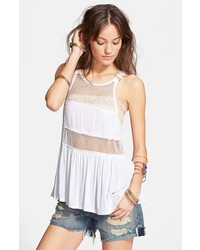 Free People Snap Out Of It Sheer Panel Tank
