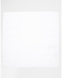 Asos Brand Pocket Square In White